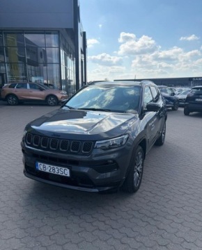 Jeep Compass II SUV Plug-In Facelifting 1.3 GSE T4 240KM 2024 Jeep Compass Samochod DEMO, stan idealny 1.3 Hybryda Plug-in 240KM