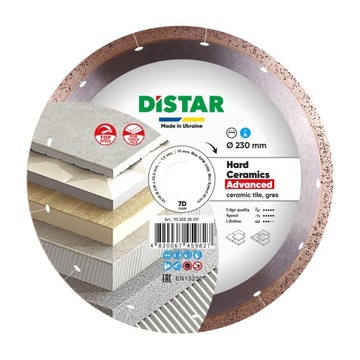 TARCZA DIAMENTOWA DISTAR 230 Hard ceramics Advanc
