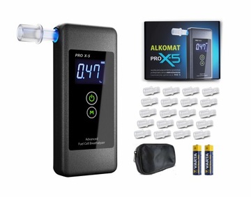 Alkomat Alcofind PRO X-5 darmowe kalibracje ustnik
