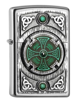 ЗАЖИГАЛКА ZIPPO CELTIC GREEN CROSS