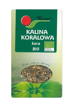 Kalina koralowa kora BIO 50g Runo Certyfikat EKO