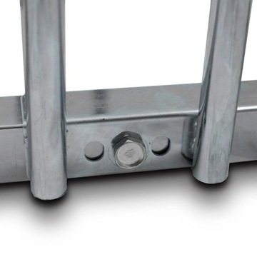 СТОЙКА ДЛЯ ВЕЛОСИПЕДОВ НА ТРИ ВЕЛОСИПЕДА, СТАБИЛЬНАЯ, ОЦИНКОВАННАЯ, 90 СМ, 3 ПАРКОВОЧНЫХ МЕСТА