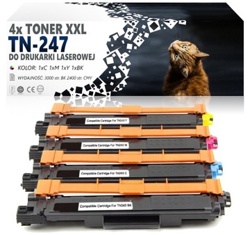 4x Toner do Brother MFC-L3750CDW MFC-L3770CDW NOWY