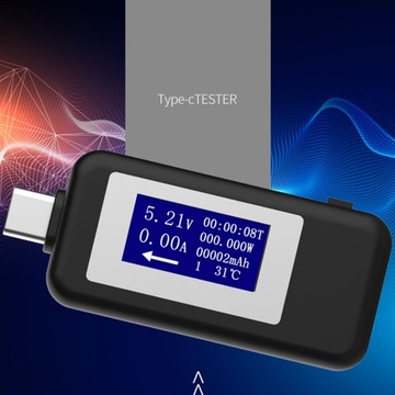 Тестер тока и напряжения USB C
