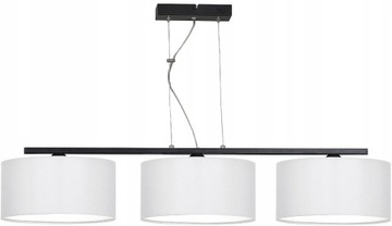 SUFITOWA LAMPA WISZĄCA ŻYRANDOL ABAŻUR NOWOCZESNA
