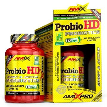 PROBIOTYKI Certyfikowane - Mocna formuła Amix Probio HD - dla wymagających