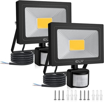 Reflektor LED LAMPA ZEWNĘTRZNA z Czujnikiem Ruchu 25W Zestaw 2szt. HALOGENY