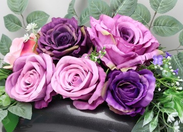 Декор + букет - сиреневая РОЗА и БЕСПЛАТНО!