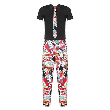 Lata 70. 80. Disco Hippie kostium męski Retro Rock Hippie garnitury