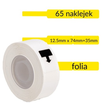 Phomemo etykiety owijka kabel jubiler do D30 65szt