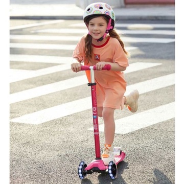 HULAJNOGA MAXI MICRO DELUXE LED PINK MMD077