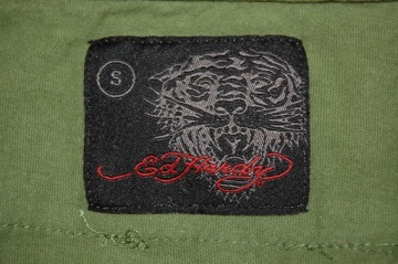 Ed Hardy TShirt Y2K хлопковая рубашка-поло S