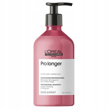 Loreal PRO LONGER Szampon z aminokwasami odbudowujący wł. długie 500ml