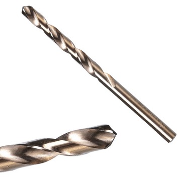 WIERTŁO KOBALT. DO METALU 10 MM EXCLUSIVE STAL SZYBKOTNĄCA HSS-Co (5%)