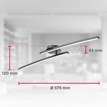 СВЕТОДИОДНЫЙ ПОТОЛОЧНЫЙ СВЕТИЛЬНИК | КУХНЯ | ГАРДЕРОБ