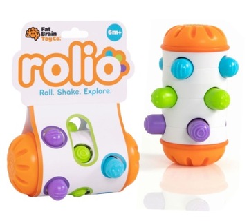 Роликовая сенсорная игрушка Fat Brain Rolio Bobo