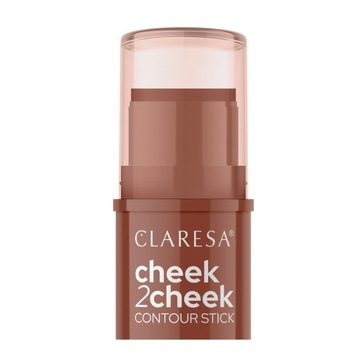 Claresa BRONZER STICK для контуринга лица, бронзер 02 Milk Choco