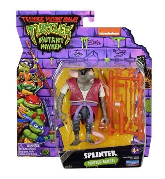 Wojownicze Żółwie Ninja Mutant Mayhem Figurka SPLINTER 11 cm