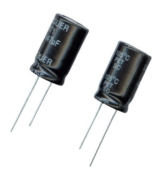 47uF 400V 47 µF 400 V LEAGUER (2 SZTUKI) KONDENSATOR ELEKTROLITYCZNY