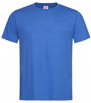 T-shirt koszulka robocza i na co dzień STEDMAN niebieska 100% BAWEŁNA