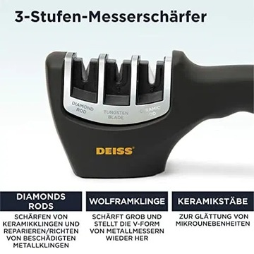 Точилка Deiss 3-Step SILVER: Professional Ku