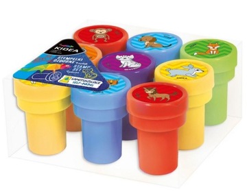 KIDEA STEMPELKI PIECZĄTKI ZE ZWIERZĄTKAMI 9sz 9421