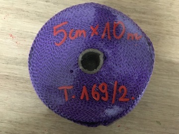 Термостойкая бандажная лента для выхлопной трубы 10м х 5см