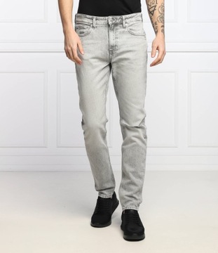 CALVIN KLEIN JEANS jeansy | Slim Fit szare