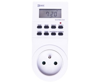 Цифровой таймер 3680Вт 230В 16А 182220