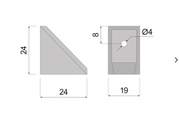 КОМАНДОРЕК квадратный, одинарный маленький, ОЛЬХА, 100 шт.