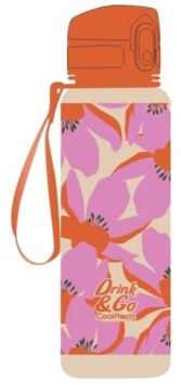 Пляшка 600 мл coolpack brisk flores rosa
