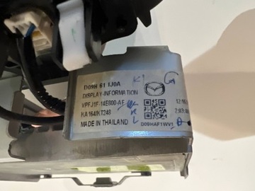 MAZDA 2 DJ 2014-WYSWIETLACZ OBRAZOVKA MODUL RÁDIO NAVIGACE TOVÁRNÍ