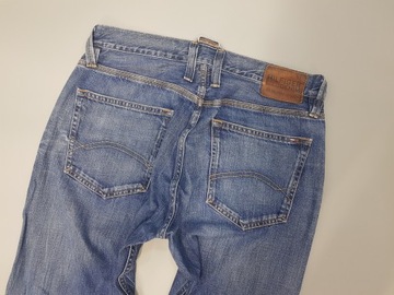 TOMMY HILFIGER klasyczne spodnie jeansy męskie 33/36 pas 88