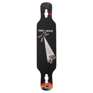 Switch Longboard TWIN 41 freestyle Space deck blat