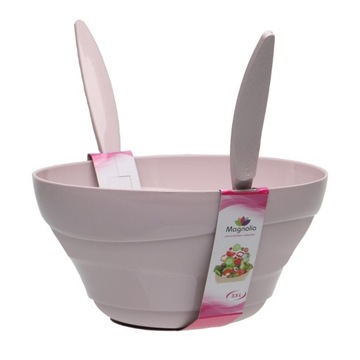 MISKA SALATERKA ZE SZTUĆCAMI 3,5l, Magnolia