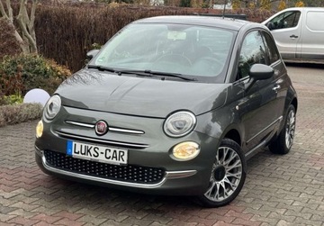 Fiat 500 II Seria 4 1.2 69KM 2018 Fiat 500 1,2 69KM LIFT Climatronic PANORAMA Serwis BEZWYPADKOWY Dla wymaga
