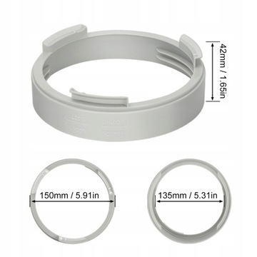 РАЗЪЕМ ТРУБЫ КОНДИЦИОНЕРА 150 ММ