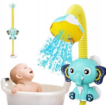 ElephantBath: Prysznic słonik zabawki do kąpieli