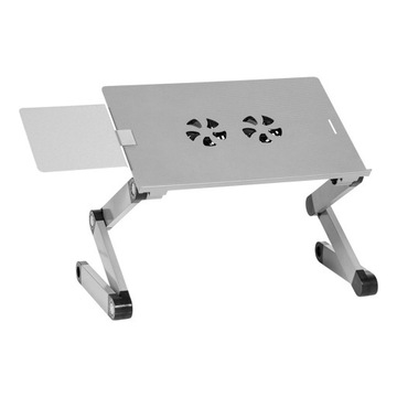 KOMPUTER PRZENOŚNY REGULOWANY BIURKO DO LAPTOP Srebrny