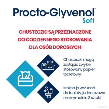 Салфетки Procto-Glyvenol Soft увлажняющие 30 шт.