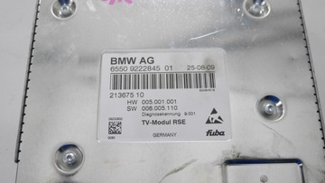 BMW F01 F02 F04 F07 F10 MODUL ŘÍZENÍ TV 9222845