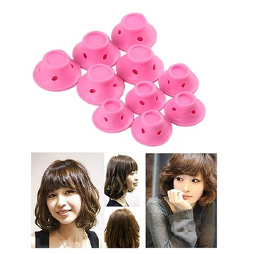 10 szt. Rod lokówki do włosów fryzjerstwo do spania niebieski