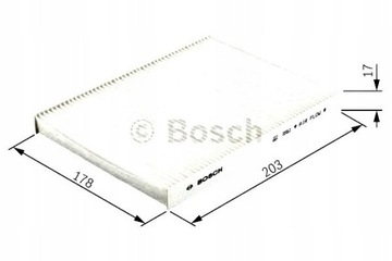 BOSCH 1 987 432 106 FILTR VENTILACE PROSTORU SPOLUJEZDCE