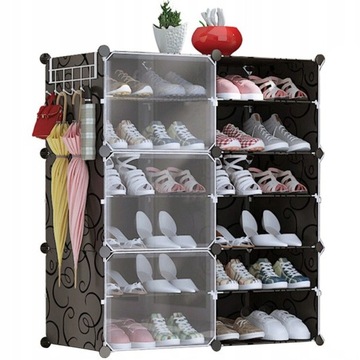 MODUŁOWA SZAFA SZAFKA REGAŁ STOJAK NA BUTY OBUWIE UBRANIA GARDEROBA RG2