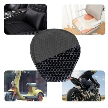 ГЕЛЕВАЯ ПОДУШКА СИДЕНЬЯ ДЛЯ МОТОЦИКЛА УКОРОЧЕННАЯ ПОДУШКА ДЛЯ МОТОЦИКЛА