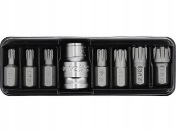 НАБОР НАСАДОК ОТВЕРТОК YATO RIBE M5-M14 8 ШТ. YT-0418