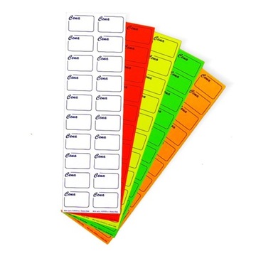 CENÓWKI SAMOPRZYLEPNE CF20 34x23mm 400szt