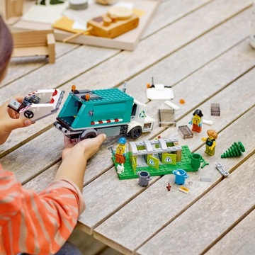 LEGO CITY ГРУЗОВИК ДЛЯ ПЕРЕРАБОТКИ МУСОРОВОЗА ПОПАДАЛ