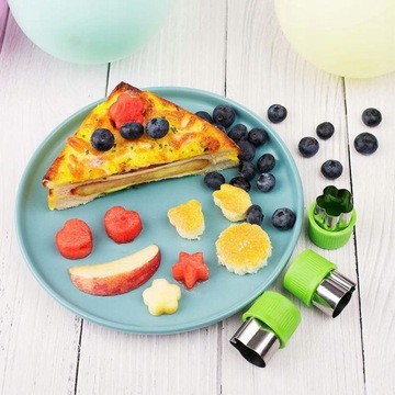 12 шт. РЕЗКИ ДЛЯ ОВОЩЕЙ, ФРУКТОВ, ПЕЧЕНЬЯ, ФОРМОВКИ ДЛЯ СЭНДВИЧЕЙ