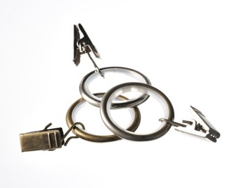 Kółko do karnisza Z WYCISZENIEM żabka do firanek KÓŁKA CICHE ANTYK 10sztuk